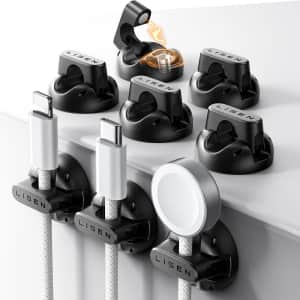 Lisen Magnetic Cable Clip 8-Pack for $6