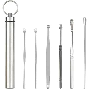 Tuwuisni 6-Piece Earwax Cleaner Tool Set for $4