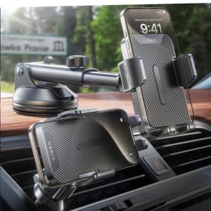 Lisen 3-in-1 Car Phone Holder Mount for $10 Lisen 3-in-1 Car Phone Holder Mount for $10