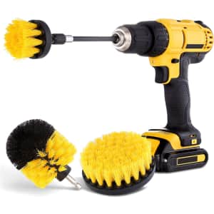 Hiware 4-Pc. Drill Brush Attachment Set for $7