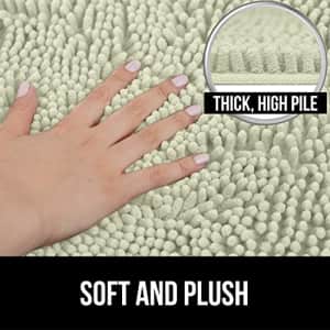Gorilla Grip Soft Absorbent Plush Bath Rug Mat, 36x24, Microfiber Dries Quickly, Luxury Chenille for $22 Gorilla Grip Soft Absorbent Plush Bath Rug Mat, 36x24, Microfiber Dries Quickly, Luxury Chenille for $22