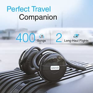 Kinivo BTH240 Bluetooth Headphones (Black, On-Ear, Wireless Music, Hands-Free Calling, Built-in for $36
