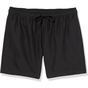 Amazon Essentials Men's 5" Quick-Dry Swim Trunks for $7