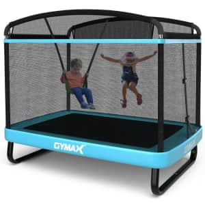 Gymax 6ft Recreational Kids Trampoline w/ Swing for $190