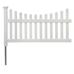 Zippity Outdoor Products 3.5x6-Foot All-American Vinyl Picket Fence Kit for $82