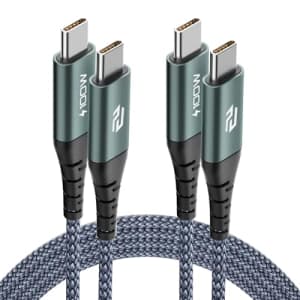 6-Foot 100W USB-C Charging Cable 2-Pack for $7 6-Foot 100W USB-C Charging Cable 2-Pack for $7
