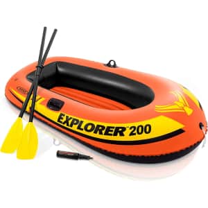 Intex Explorer 200 2-Person Inflatable Boat for $24