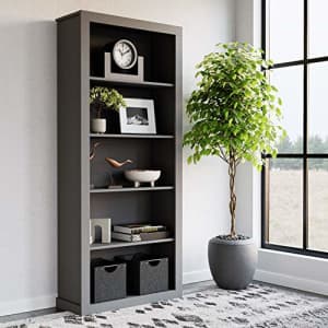 EdenbrookSumac Laminate Bookcase, 5-Shelf Organizer for Bedroom Furniture or Home Office Furniture, for $207