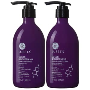 Luseta Color Brightening Purple Shampoo and Conditioner Set for $19