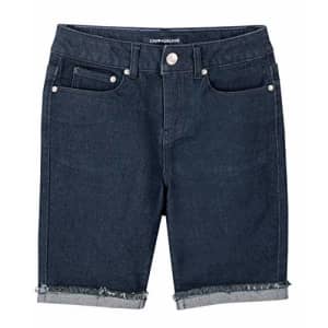 Calvin Klein Girls' Big Bermuda Short, S20 Cut Off Dark Rinse, 12 for $28