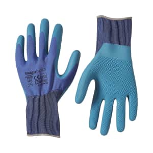 Amazon Basics ECO-Latex Gloves 12-Pair Pack (2XL) for $4