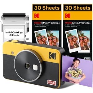 Kodak Mini Shot 2 Retro 2-in-1 Instant Digital Camera and Photo Printer for $117