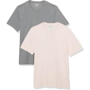 Amazon Essentials Men's Slim-Fit T-Shirt 2-Pack from $10