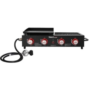 Royal Gourmet 4-Burner Portable Gas Grill and Griddle Combo for $220