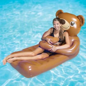 SwimWays Huggables Teddy Bear Oversized Inflatable Float for $10 SwimWays Huggables Teddy Bear Oversized Inflatable Float for $10