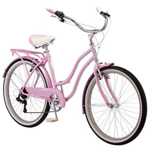 Schwinn Perla Womens Beach Cruiser Bike, 26-Inch Wheels, Pink for $288
