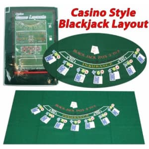 Trademark Poker Blackjack Layout for $17