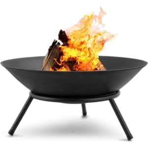 Amagabeli 22.6" Outdoor Firebowl for $40 Amagabeli 22.6" Outdoor Firebowl for $40
