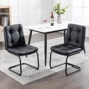 Cantilever Dining Chair 2-Pack for $100