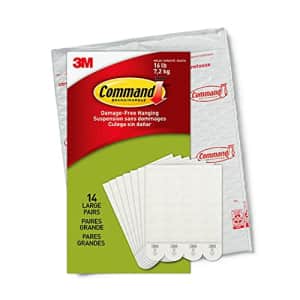 Command Large Picture Hanging Strips, Damage Free Hanging Picture Hangers, No Tools Wall Hanging for $11 Command Large Picture Hanging Strips, Damage Free Hanging Picture Hangers, No Tools Wall Hanging for $11