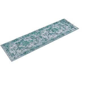 Unique Loom Sofia Collection Traditional Vintage Runner Rug, 2' x 6' 7", Turquoise/Light Blue for $23 Unique Loom Sofia Collection Traditional Vintage Runner Rug, 2' x 6' 7", Turquoise/Light Blue for $23
