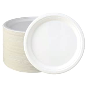 Vplus 10" Compostable Bagasse Plate 150-Pack for $25