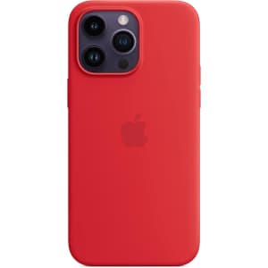 Apple Silicone Case with MagSafe for iPhone 14 Pro Max for $40