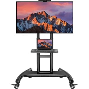 Pipishell Rolling Mobile TV Cart for $199