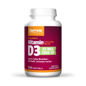 Jarrow Formulas Vitamin D3 1000 IU - 200 Softgels - Bone Health, Immune Function & Calcium for $8