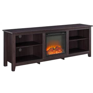 Walker Edison Wren 4 Cubby Fireplace TV Stand for $288
