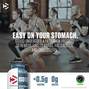 Dymatize ISO 100 Whey Protein Powder with 25g of Hydrolyzed 100% Whey Isolate, Gluten Free, Fast for $60 Dymatize ISO 100 Whey Protein Powder with 25g of Hydrolyzed 100% Whey Isolate, Gluten Free, Fast for $60