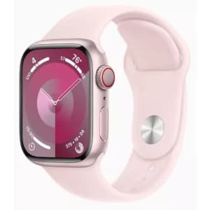 Refurb Apple Watch Series 9 GPS + Cellular 41mm Smart Watch: $275