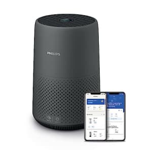 PHILIPS Air Purifier 800 Series, Purifies Rooms up to 698 sq ft (in 1h), 93 CMF Clean Air Rate for $180