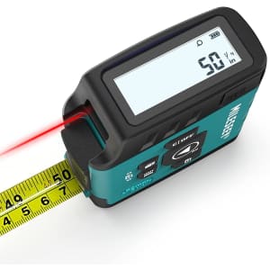Mileseey 3-in-1 130-Foot Laser Tape Measure for $66