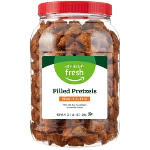 Wickedly Prime Peanut Butter-Filled Pretzels 44-oz. Can for $8.80 via Sub & Save
