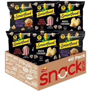 Smartfood Popcorn 40-Bag Variety Pack for $16 via Sub & Save