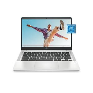 HP Chromebook 14" Laptop, Intel Celeron N4120 Processor, Intel UHD 600 Graphics, 4 GB RAM, 64 GB for $350