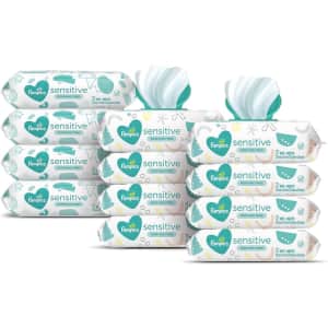 Pampers Sensitive Water Based Baby Diaper Wipes 864-Pack for $19 via Sub & Save
