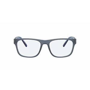 A|X ARMANI EXCHANGE Men's AX3075F Low Bridge Fit Rectangular Sunglasses, Matte Opaline Blue/Demo for $36 A|X ARMANI EXCHANGE Men's AX3075F Low Bridge Fit Rectangular Sunglasses, Matte Opaline Blue/Demo for $36