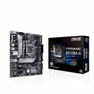 ASUS Prime H510M-A/CSM LGA1200 (Intel 11th/10thGen) Micro-ATX Commercial Motherboard (PCIe 4.0, M.2 for $100
