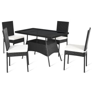 Costway 5-Piece Patio Dining Set for $299 Costway 5-Piece Patio Dining Set for $299
