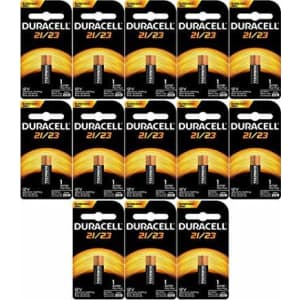 Duracell Duralock MN21 A23 21/23 23A MN21B 12 Volt Alkaline 13 Batteries for $18