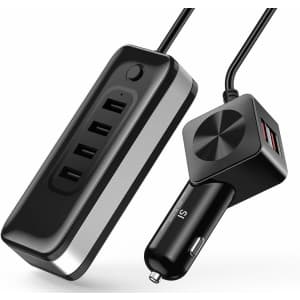 Vogek 60W 6-Port USB Car Charger for $7 Vogek 60W 6-Port USB Car Charger for $7