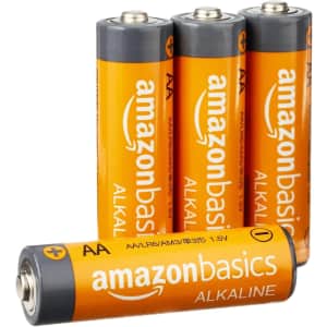 Amazon Basics AA Alkaline Batteries 144-Pack for $25