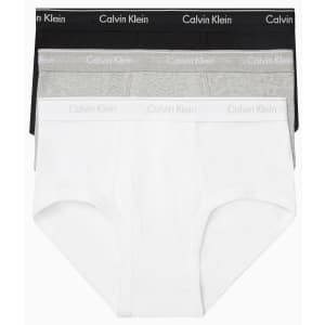 Calvin Klein Men's Cotton Classic Brief 3-Pack (XL sizes) for $17