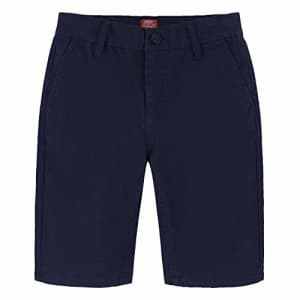 Levi's Boys' Straight Fit Chino Shorts, Navy Blazer, 14 for $10