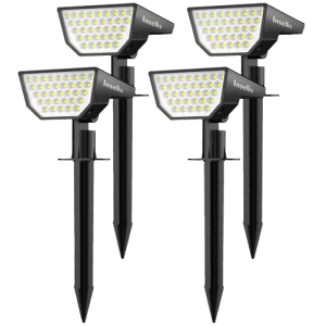 Inselks Outdoor Solar Spot Light 4-Pack for $20 Inselks Outdoor Solar Spot Light 4-Pack for $20