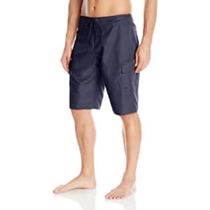 Quiksilver Men's Manic 22 Inch Length Cargo Pocket Boardshort Swim Trunk, Navy Blazer 2015, 42 for $31 Quiksilver Men's Manic 22 Inch Length Cargo Pocket Boardshort Swim Trunk, Navy Blazer 2015, 42 for $31