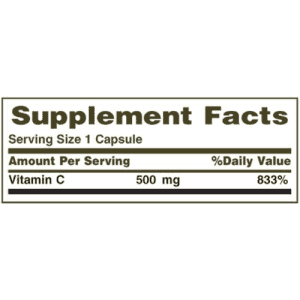 Nature's Bounty Vitamin C, 500mg, Time Release, 100 Capsules (Pack of 2) for $8
