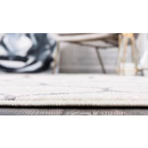Unique Loom Trellis Frieze Collection Lattice Moroccan Geometric Modern Ivory Runner Rug (2' 0 x 6' for $25 Unique Loom Trellis Frieze Collection Lattice Moroccan Geometric Modern Ivory Runner Rug (2' 0 x 6' for $25